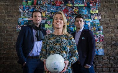 Bernard Brogan, Mary O’Connor and Michael Murphy launch the Irish Sport Industry Awards 2018 in association with JLT Ireland