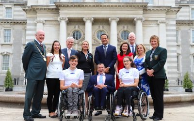 An Taoiseach Salutes Para Swimmers