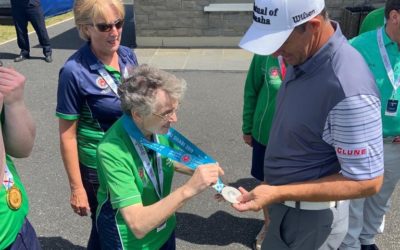 Special Olympics golfers soak up the atmosphere and celebrate a fantastic year at The Open in Portrush