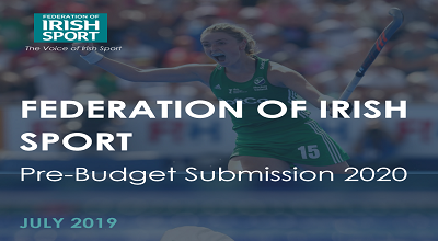 Federation of Irish Sport – Budget 2020 Asks