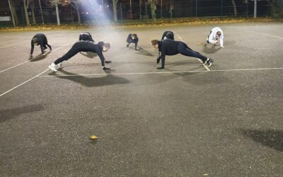 Baton Twirlers adapting to the great outdoors