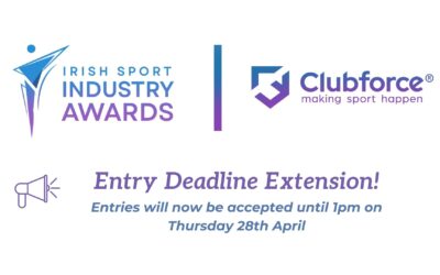 Closing date for Irish Sport Industry Awards nominations extended!