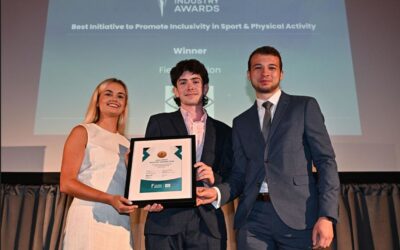 “Field of vision was started during the Covid lockdown when my co-founder Omar saw a viral video of a fan bringing his blind friend to a football game and tracing the position of the ball on his hand.”