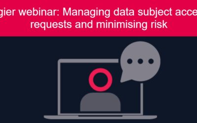 Sport Industry Webinar: Managing Data Subject Access Requests and Minimising Risk