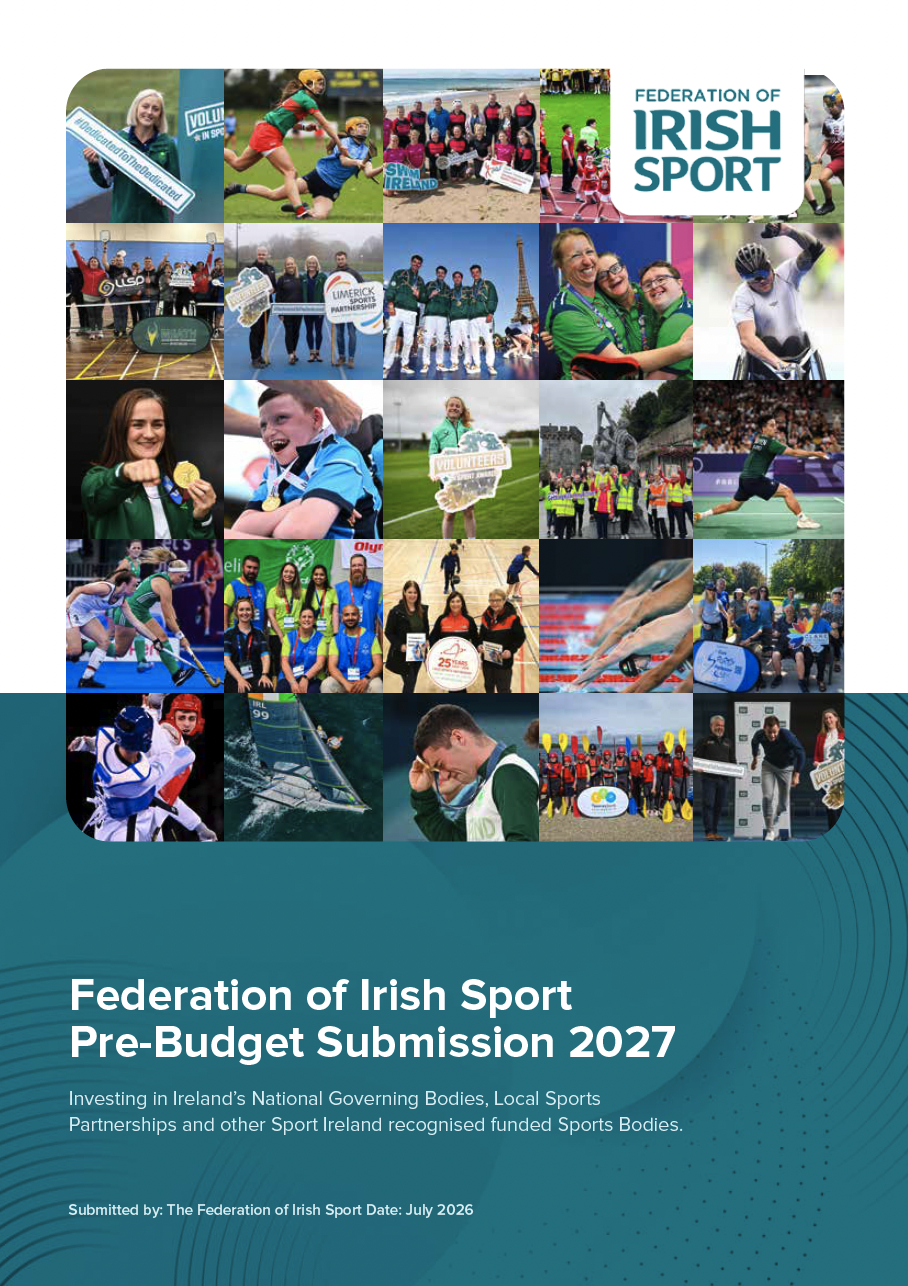 Screenshot 2026-09-07 at 20.23.34 Pre-Budget<br />
Submission 2026<br />
Future-Proofing Financial Security, Stability and<br />
Growth for the Sports Sector in Ireland